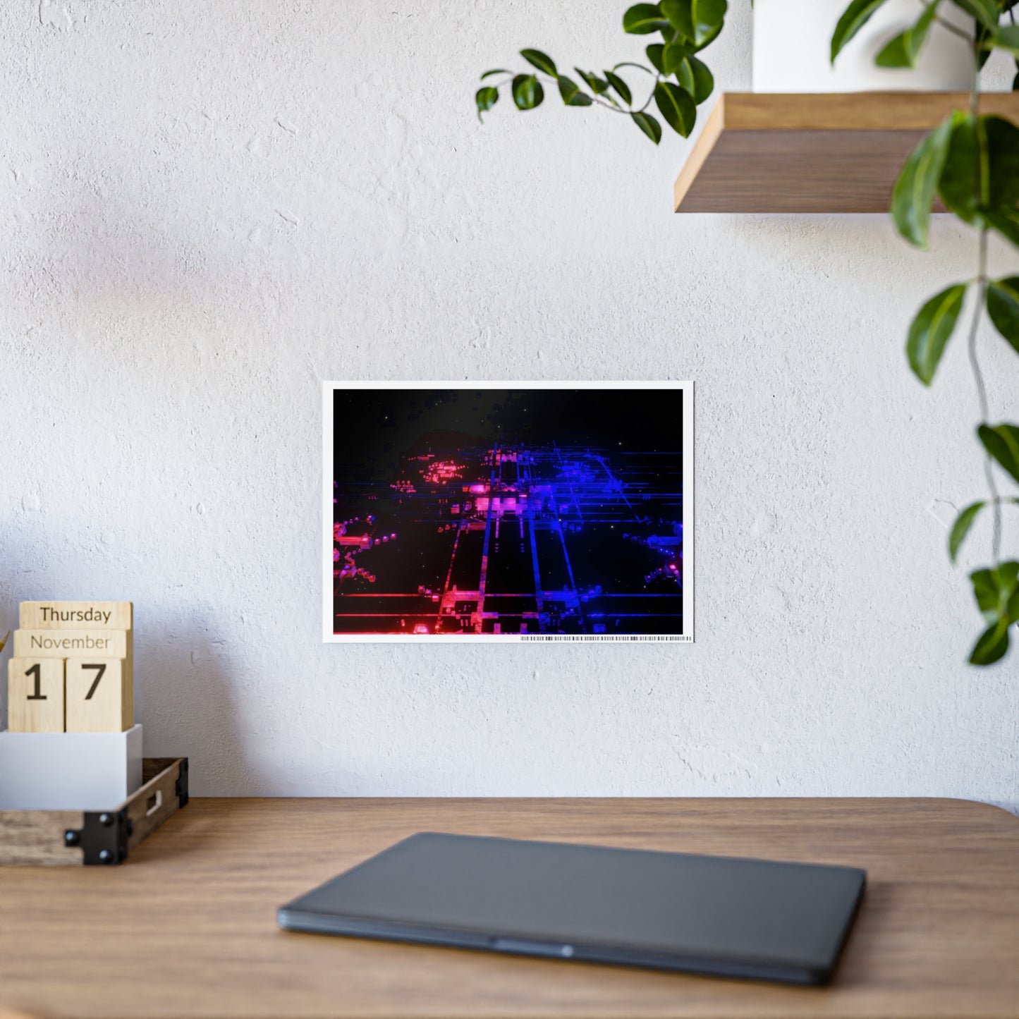 eternal frame [tribal flyover] art print ii