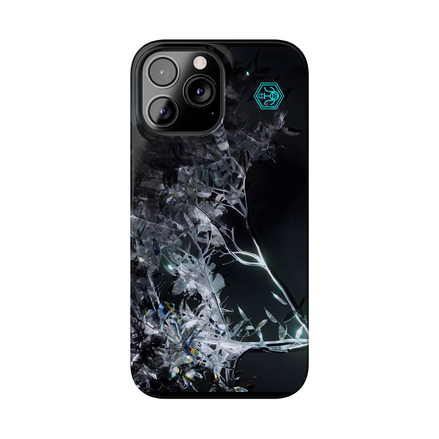 leaves of glass [midnight simulation] iPhone case ii