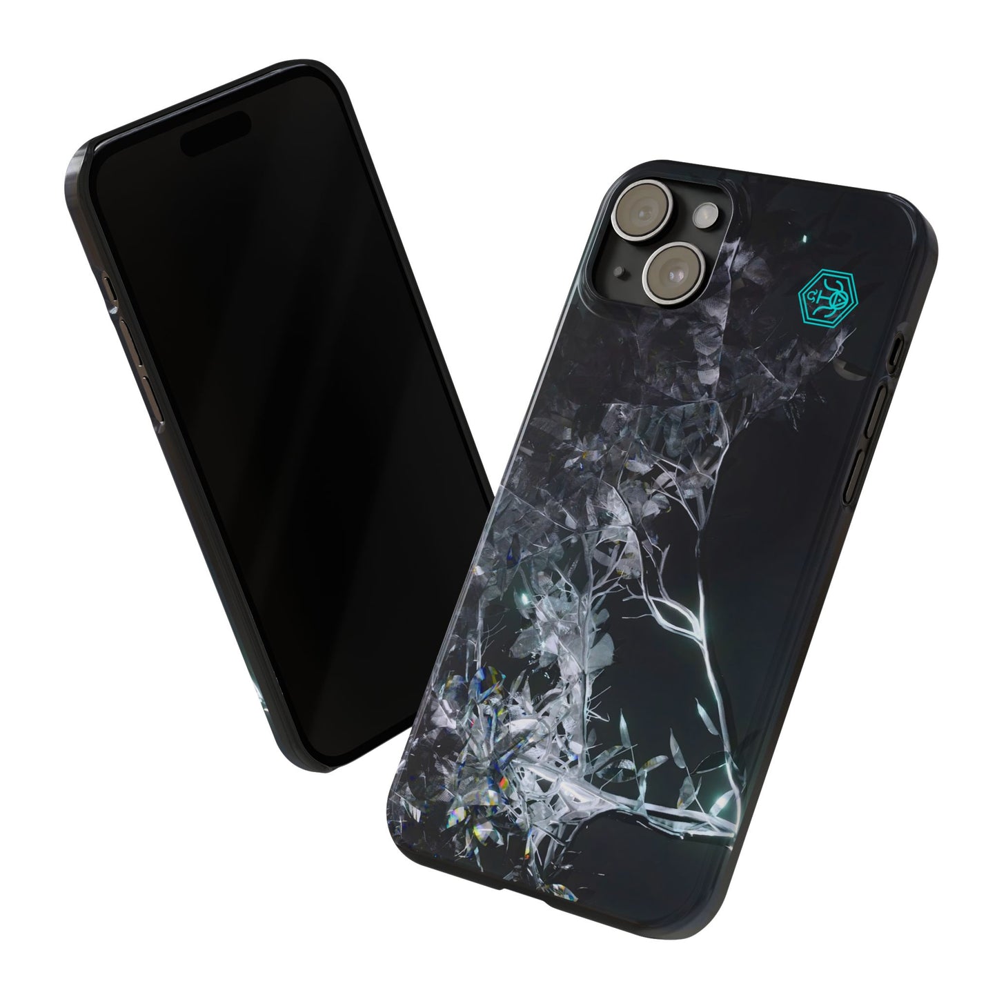 leaves of glass [midnight simulation] iPhone case ii