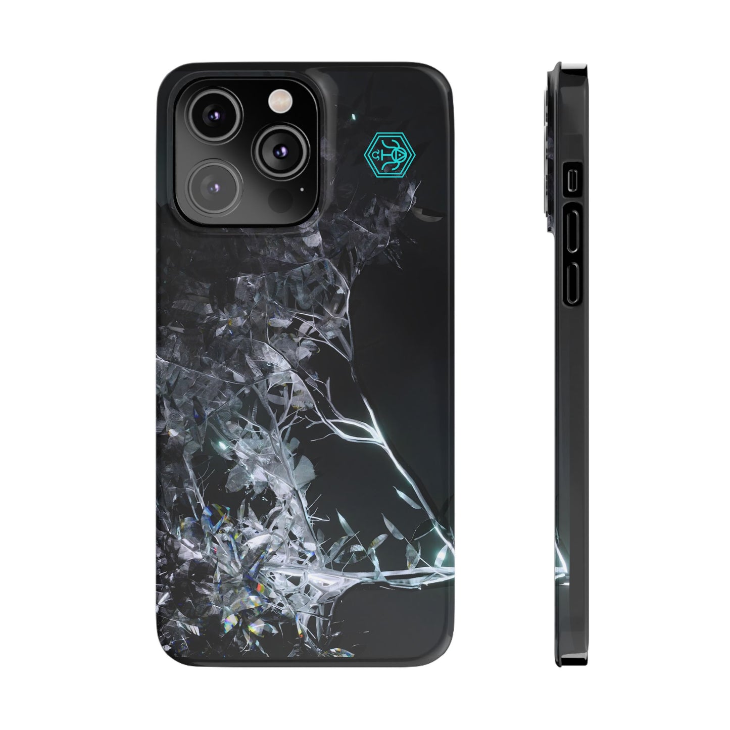 leaves of glass [midnight simulation] iPhone case ii