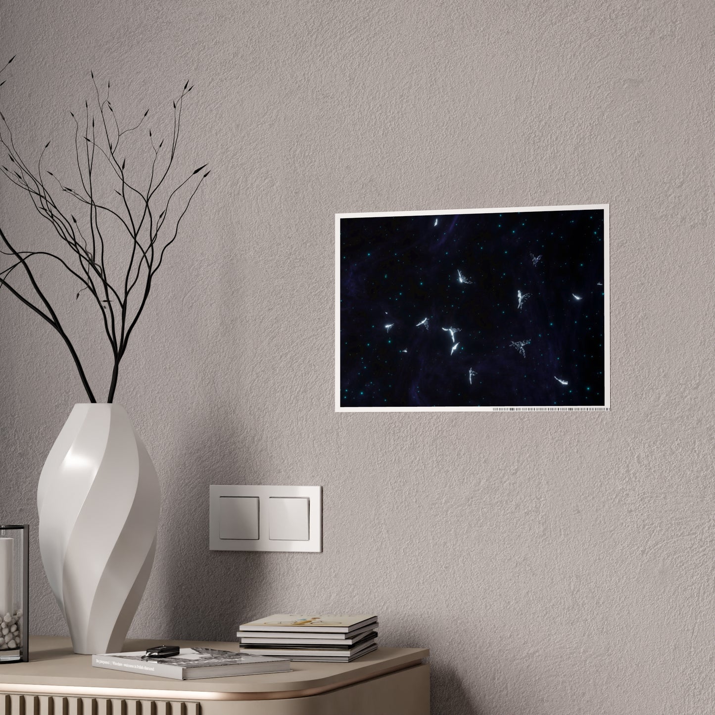 butterfly simulation [spectral cosmos] art print i