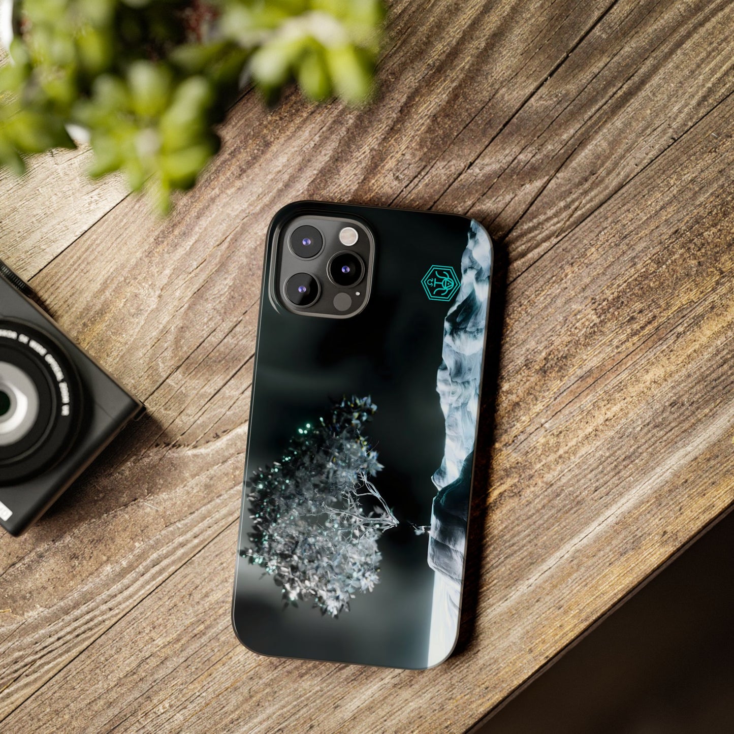 leaves of glass [stoic vortex] iPhone case ii