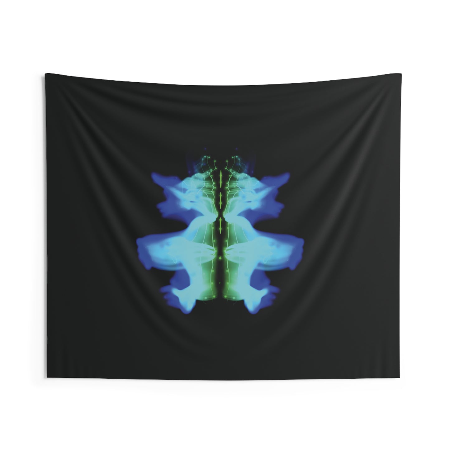deepspace entity: aquatic flower [induction current] art tapestry