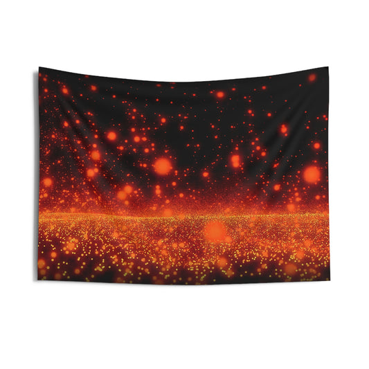 photon spectrum: particle simulation [sunseeker voyage] art tapestry