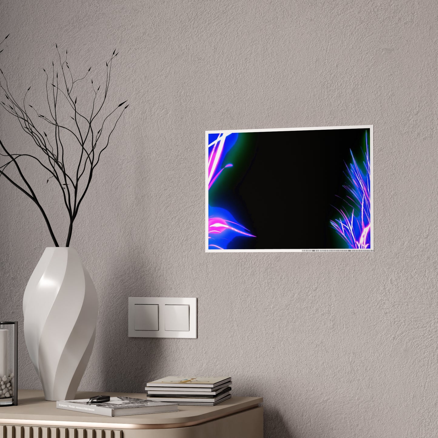 grasslands aura [ultraviolet spectrum] art print