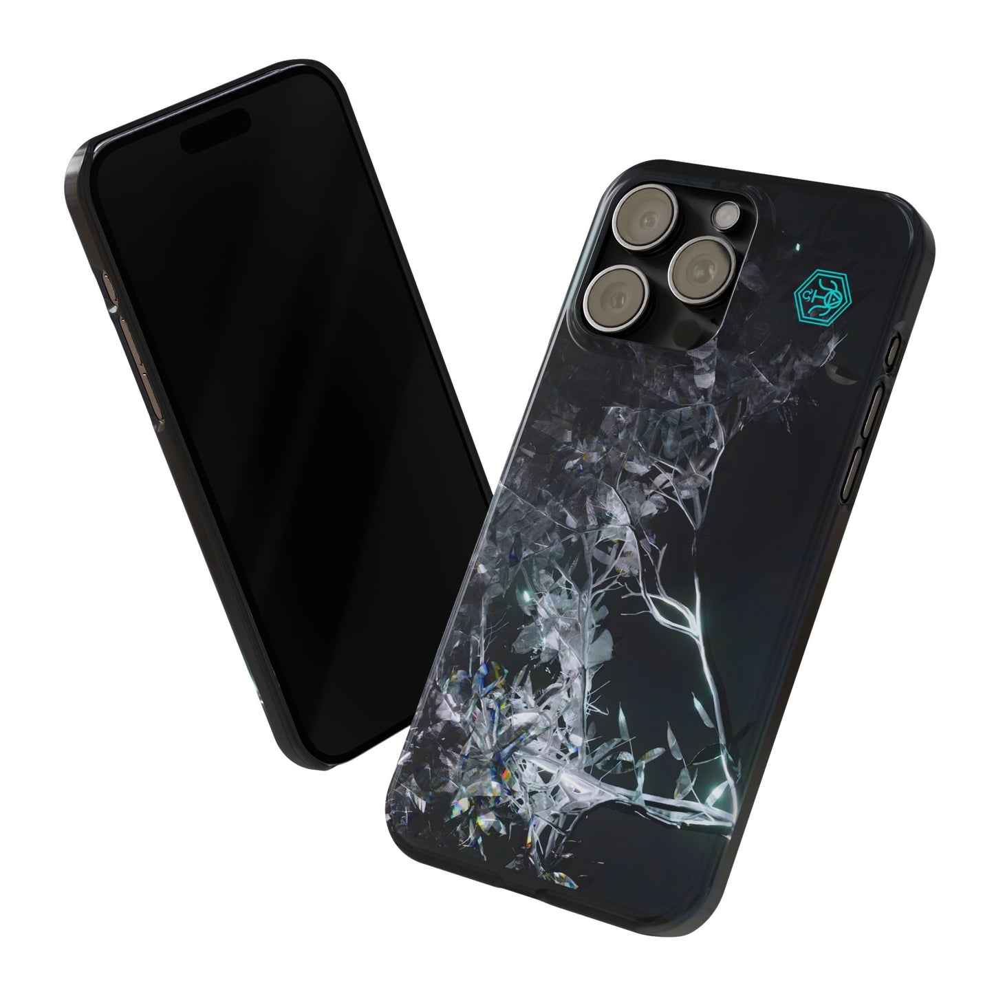 leaves of glass [midnight simulation] iPhone case ii