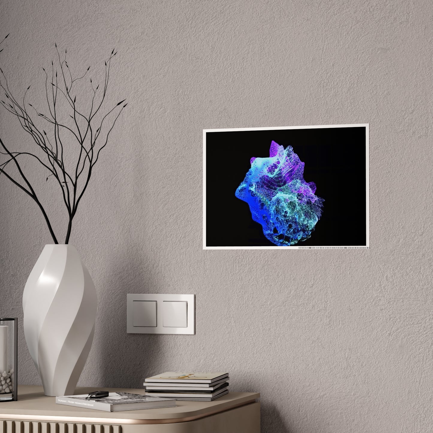 particle drop [gravity reversal] art print i