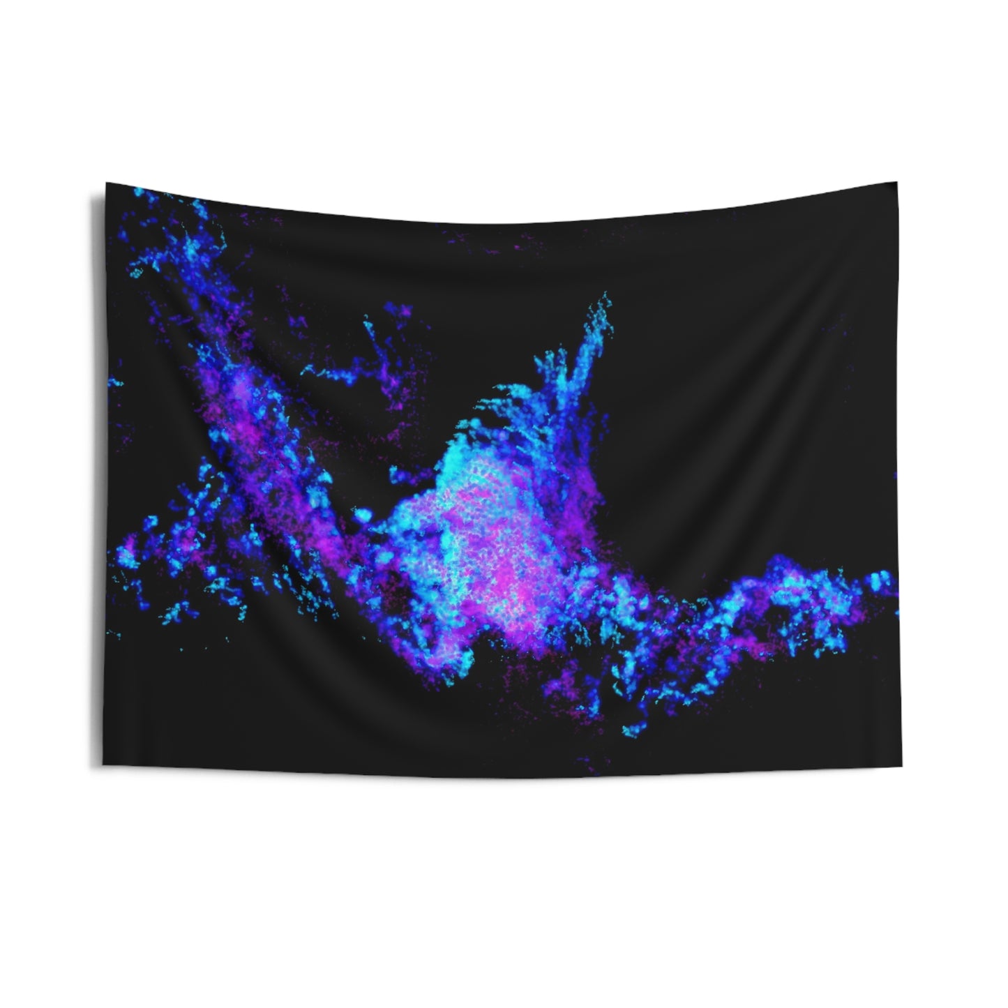 particle capture: pattern disruption [fractal stripe source] art tapestry i