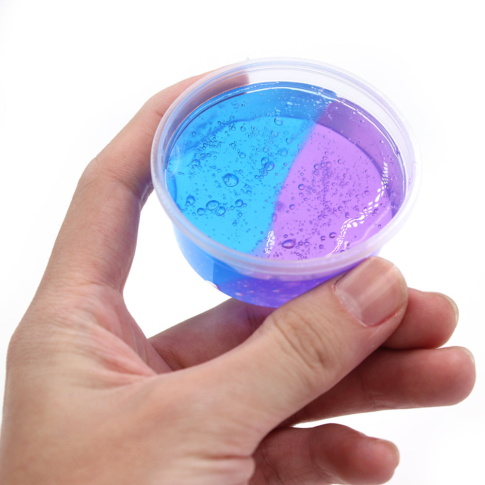 Color Matching Gradient Multicolor Crystal Mud Slime