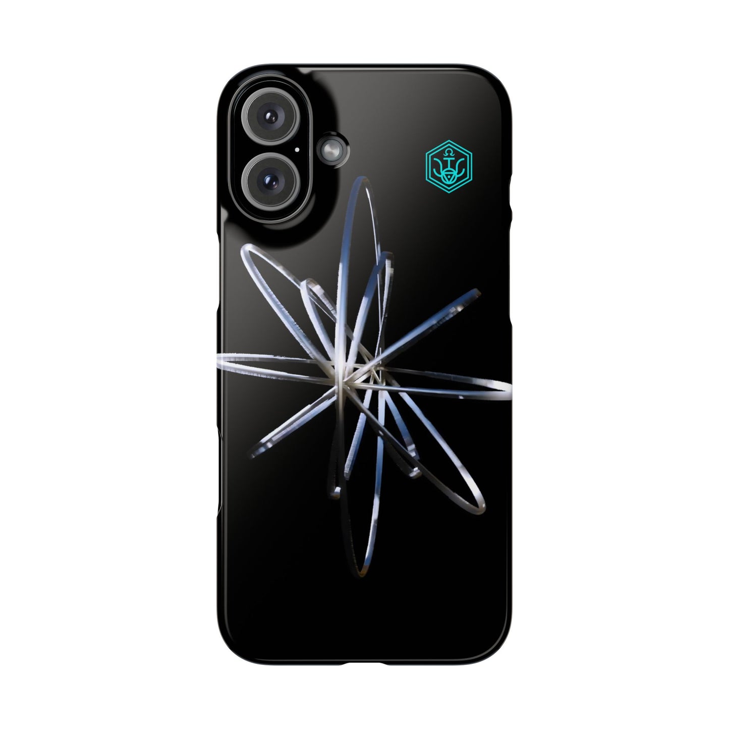 silver rings [ancient gyro relic] iPhone case