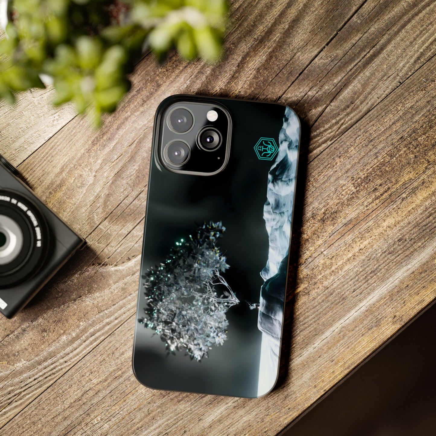 leaves of glass [stoic vortex] iPhone case ii