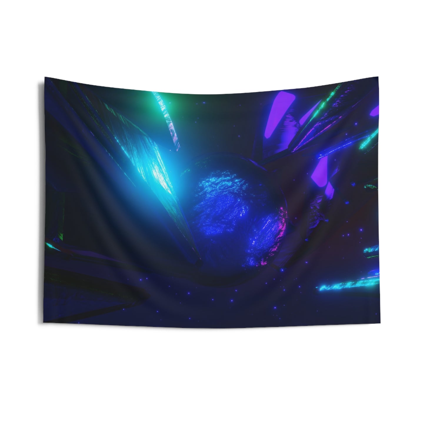 cosmic crown [dark approach] art tapestry