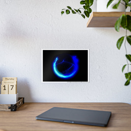 arcane orb prime: eternal capture [particle simulation] art print