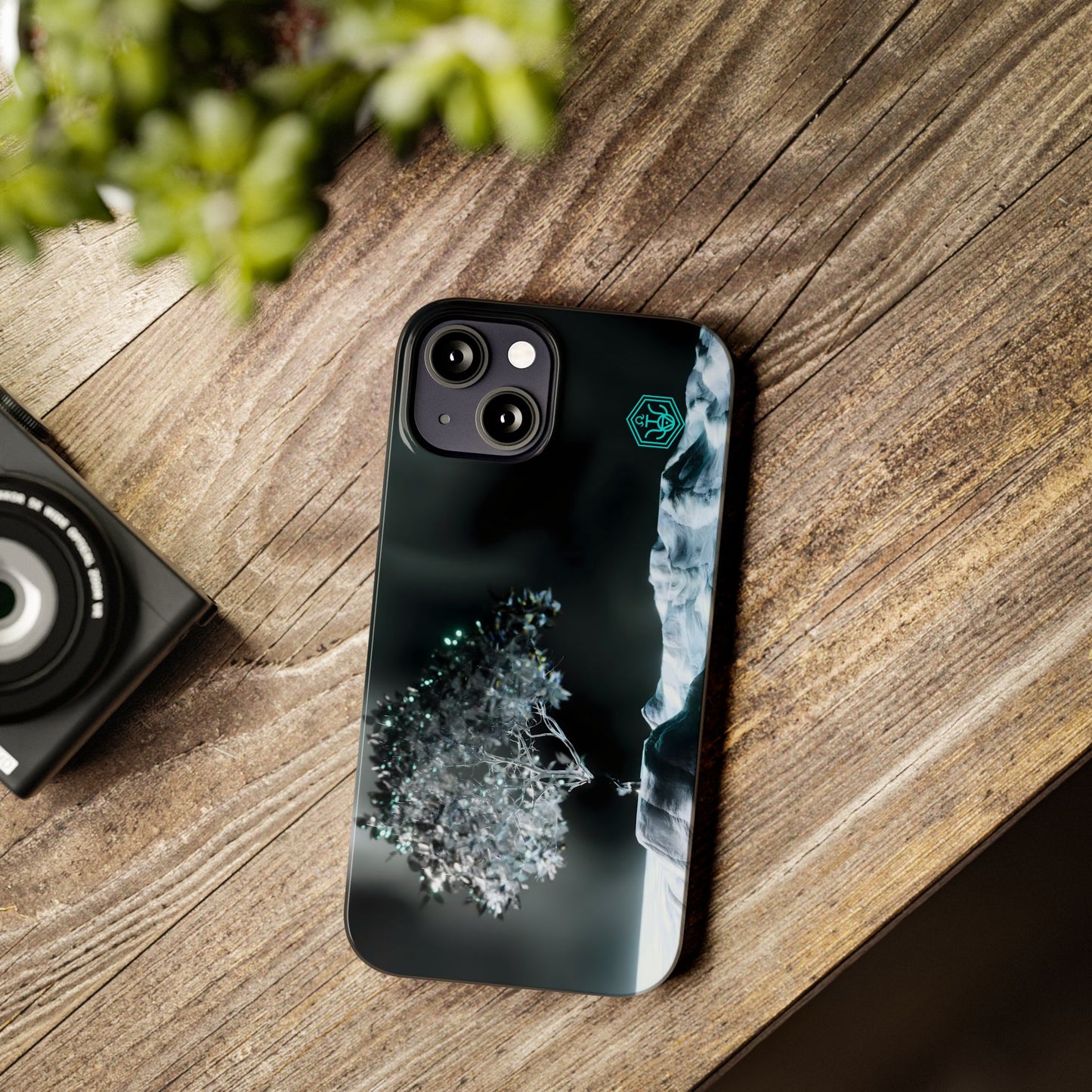 leaves of glass [stoic vortex] iPhone case ii