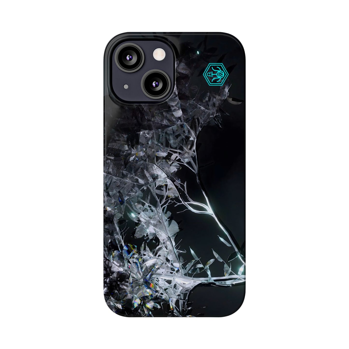 leaves of glass [midnight simulation] iPhone case ii