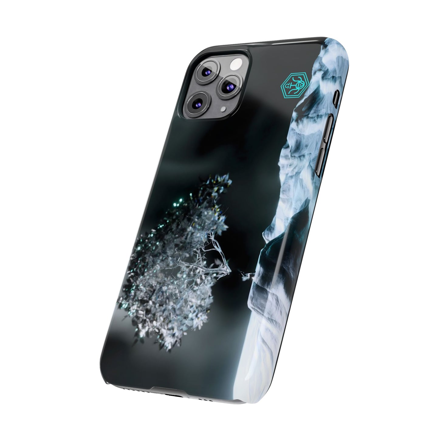 leaves of glass [stoic vortex] iPhone case ii