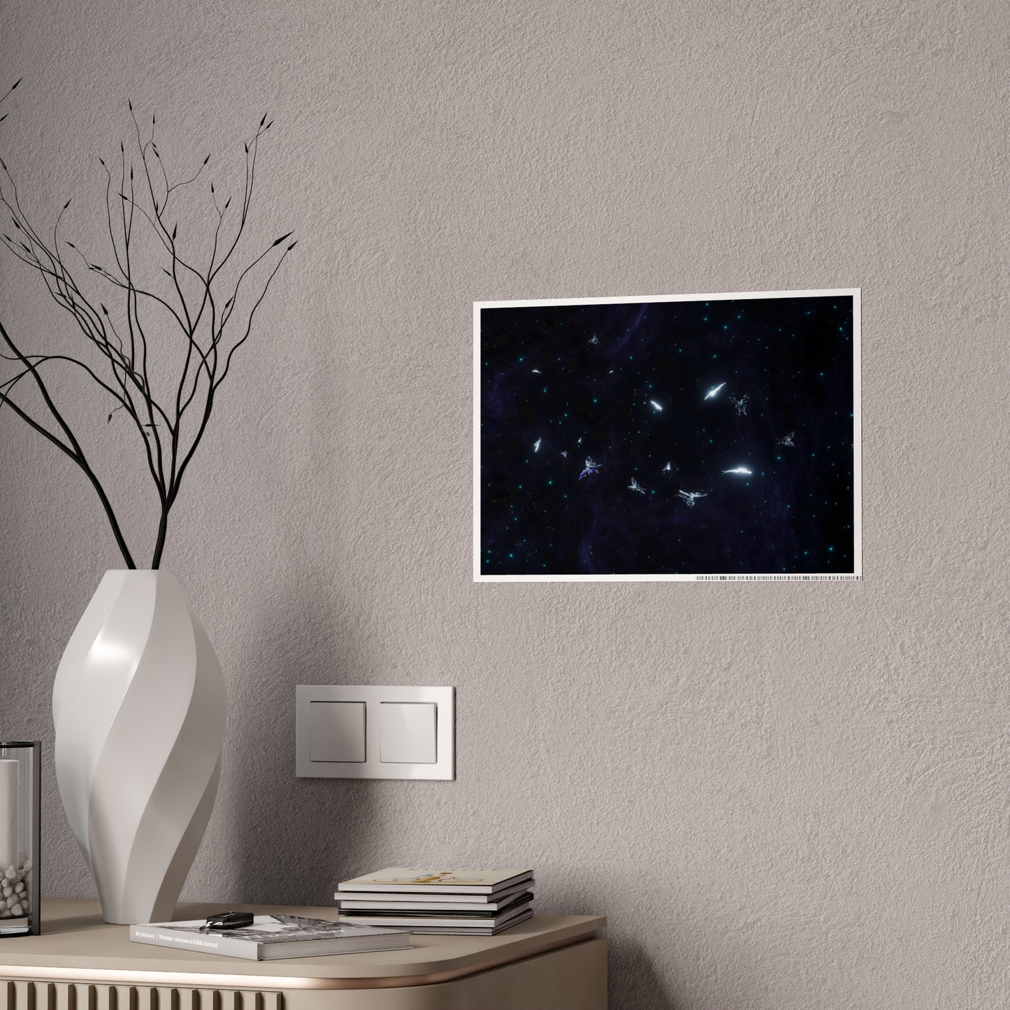 butterfly simulation [spectral cosmos] art print ii