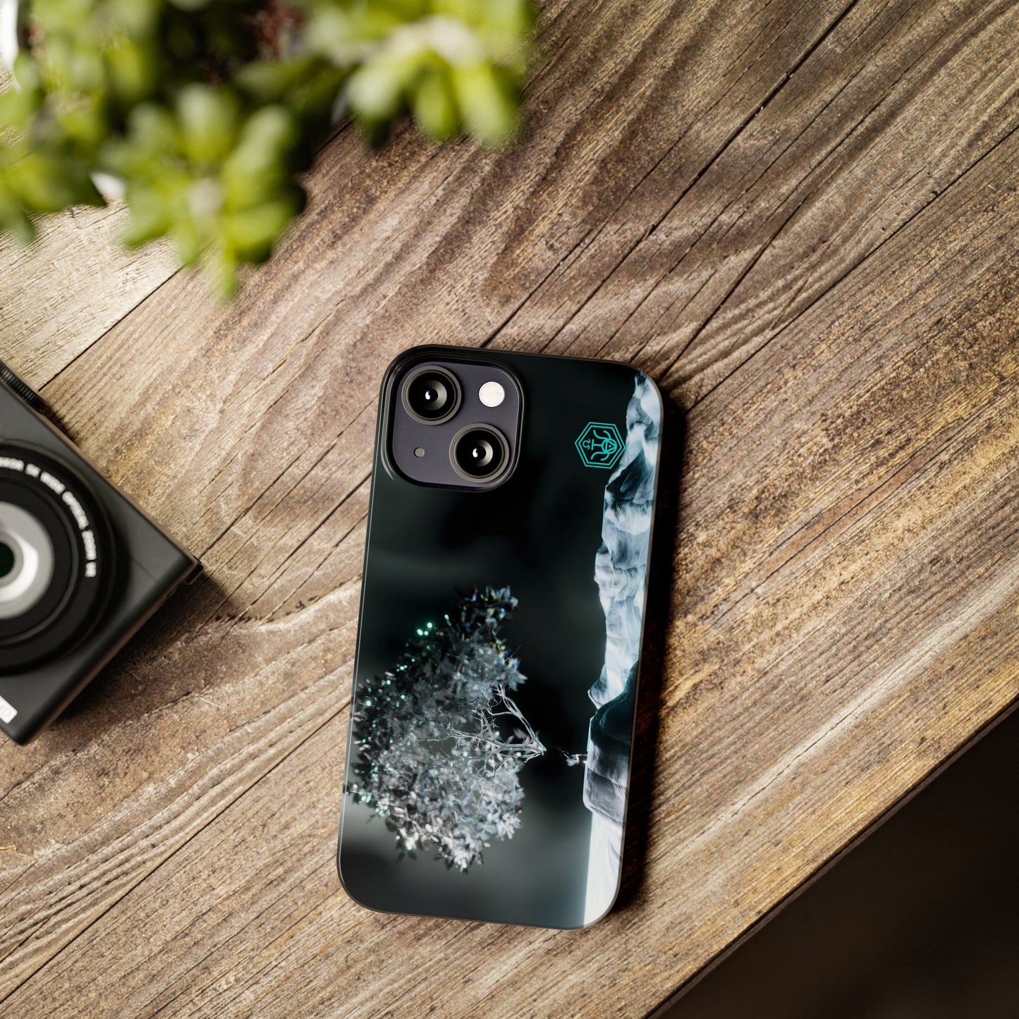 leaves of glass [stoic vortex] iPhone case ii