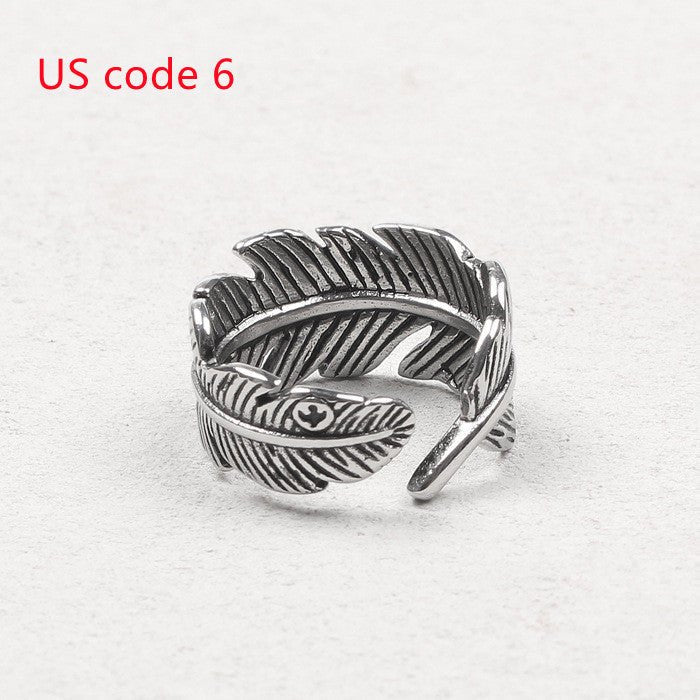 Ancient Feather Accent Rings - Who R We Collective - shop designer fashion and art