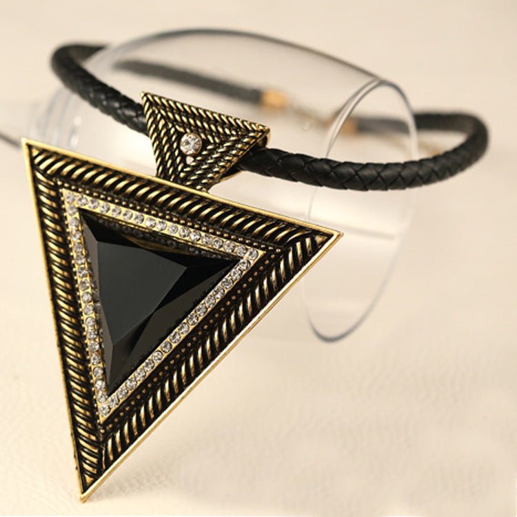 Ancient Pyramid Pendant - Who R We Collective - shop designer fashion and art
