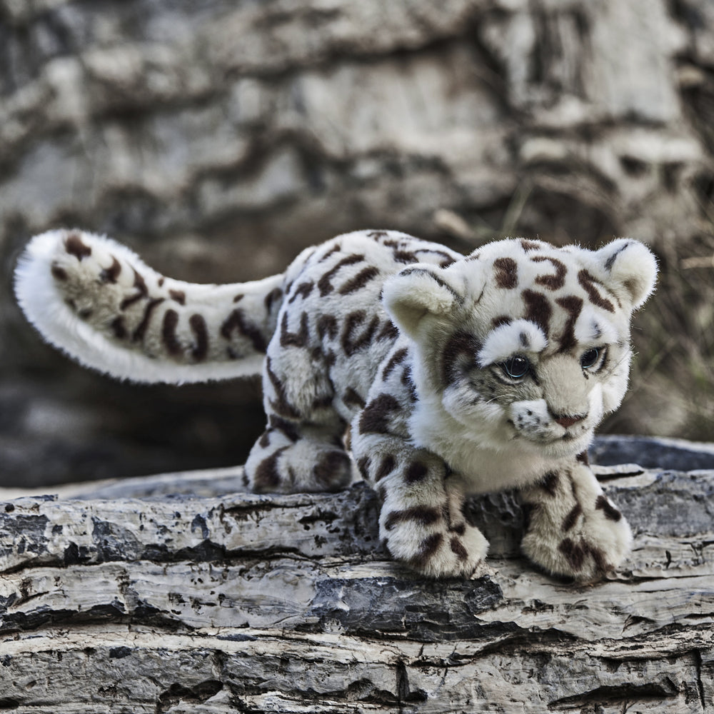 Snow Leopard Plush Cute Simulation Toy Doll