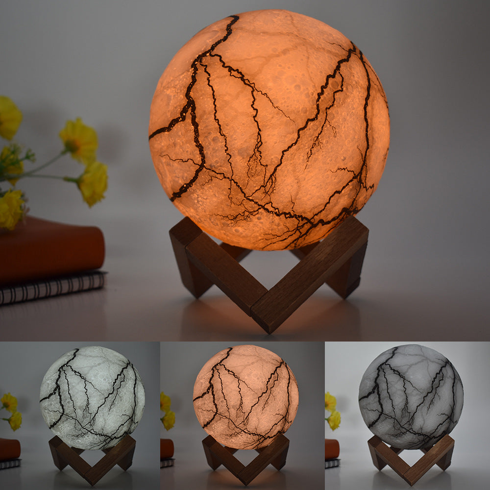 Marbled Moon Lamp