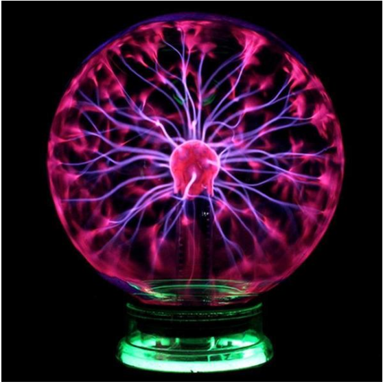 Plasma Lightning Ball Electronic Magic Light Bola de inducción electrostática Bola mágica con música 4 pulgadas 5 pulgadas 6 pulgadas