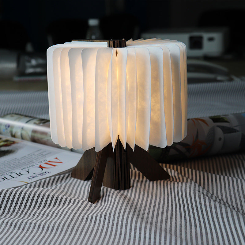 Folding Pages Book Lamp
