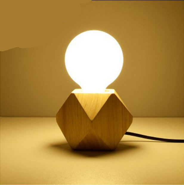 Nordic Solid Wood Lamp