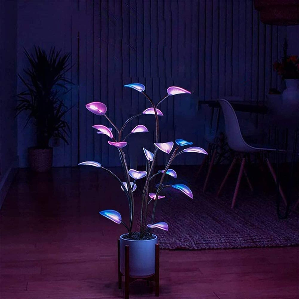 植物ランプ Led ナイトライト人工観葉植物盆栽植物ランプ LED 装飾植物家の装飾の寝室の植物ライトの装飾