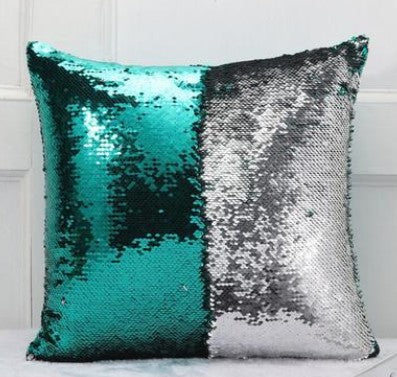 Dual-color Sequin Pillow