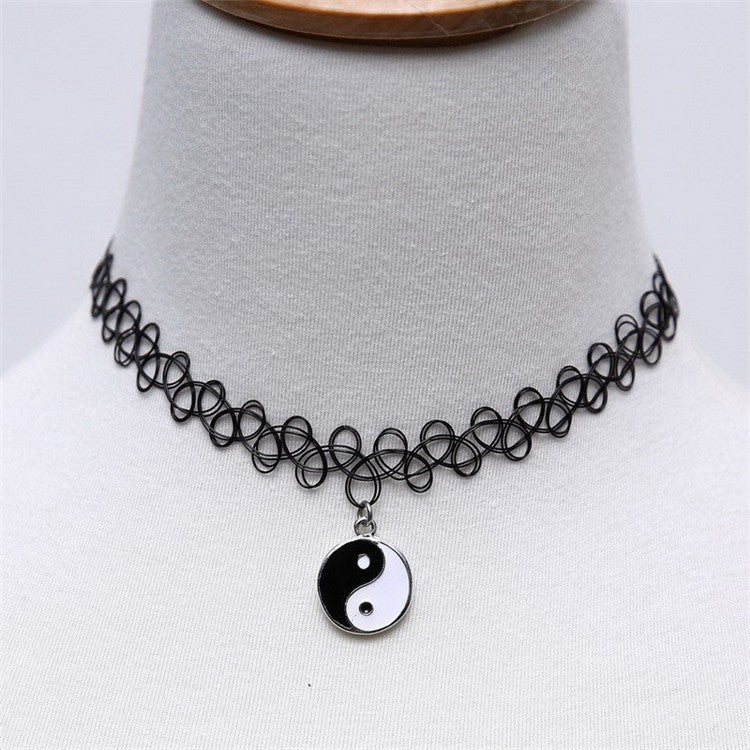 Yin Yang Choker Necklace