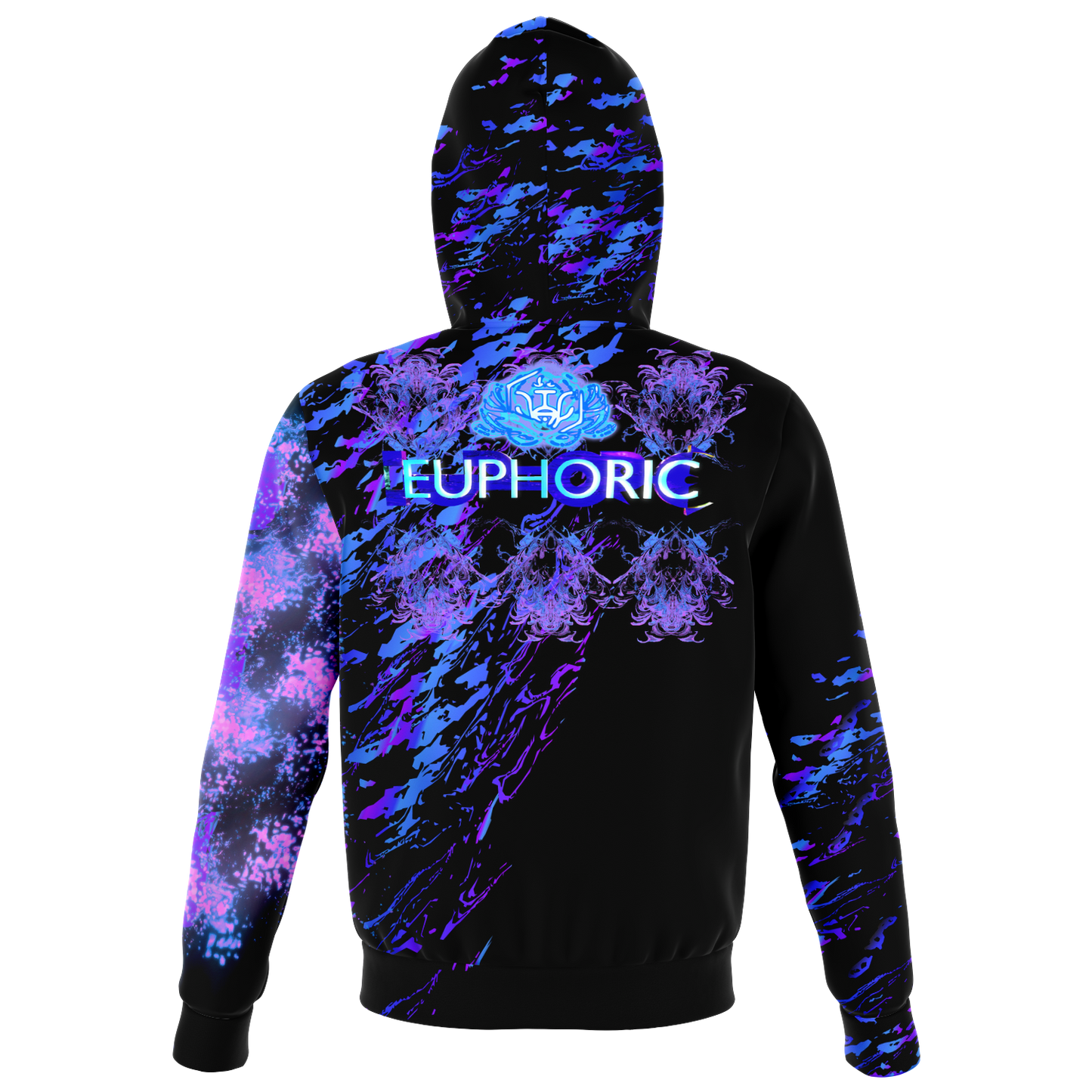 Euphoric ~ Blueberry Zip-Up Hoodie (Prototype) - Who R We Collective