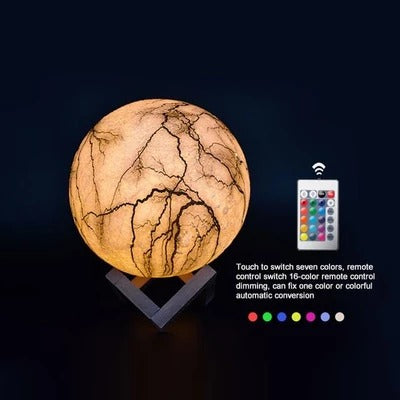 Marbled Moon Lamp