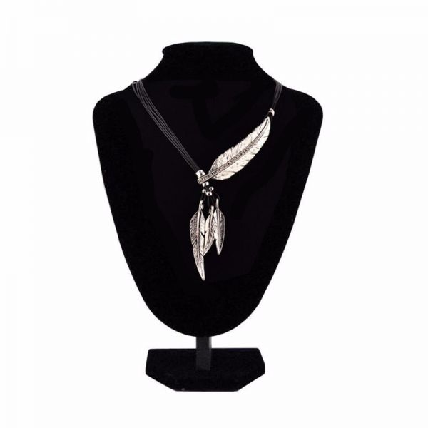 Leaf Feather Necklace
