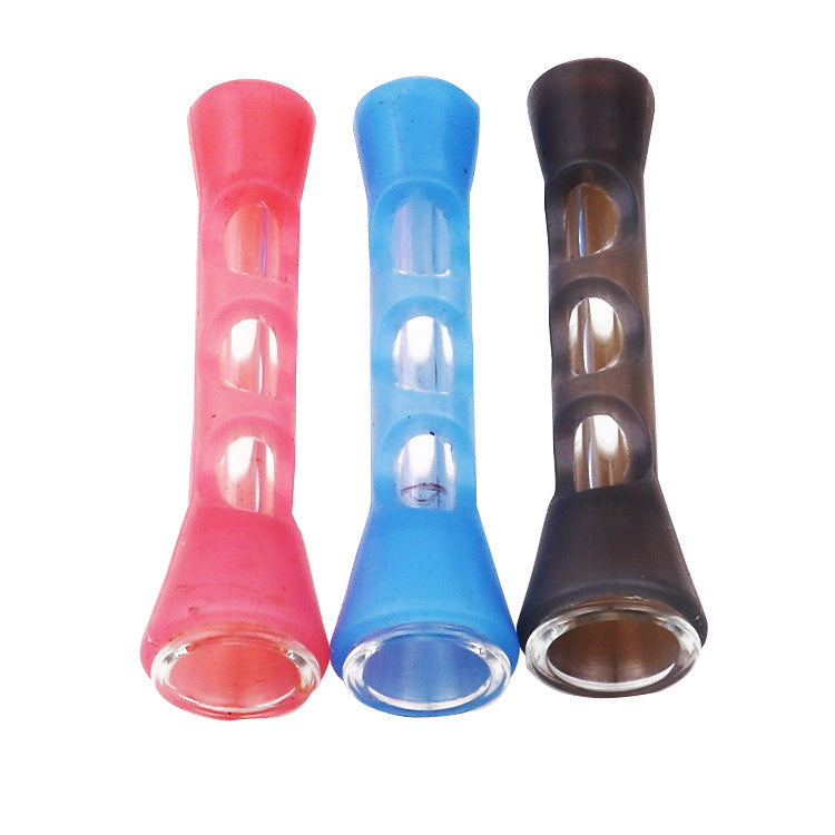 New Style Horn Silicone Pipe, Glass Pipe, Portable Silicone Pipe