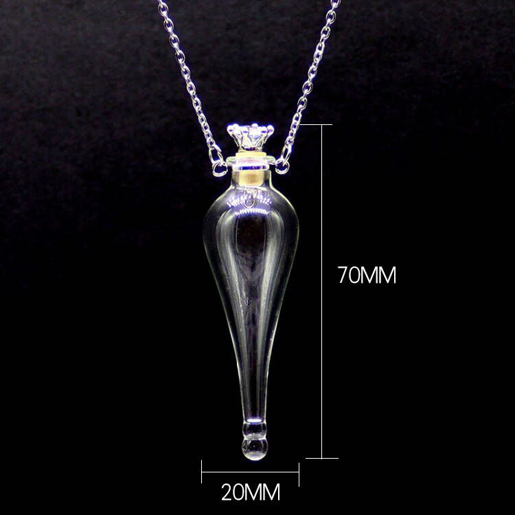 Transparent Wishing Bottle Necklace