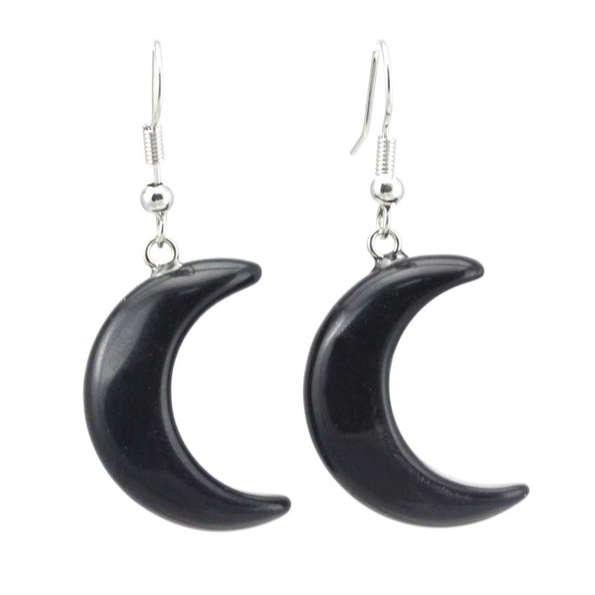 Lunar Crescent Earrings