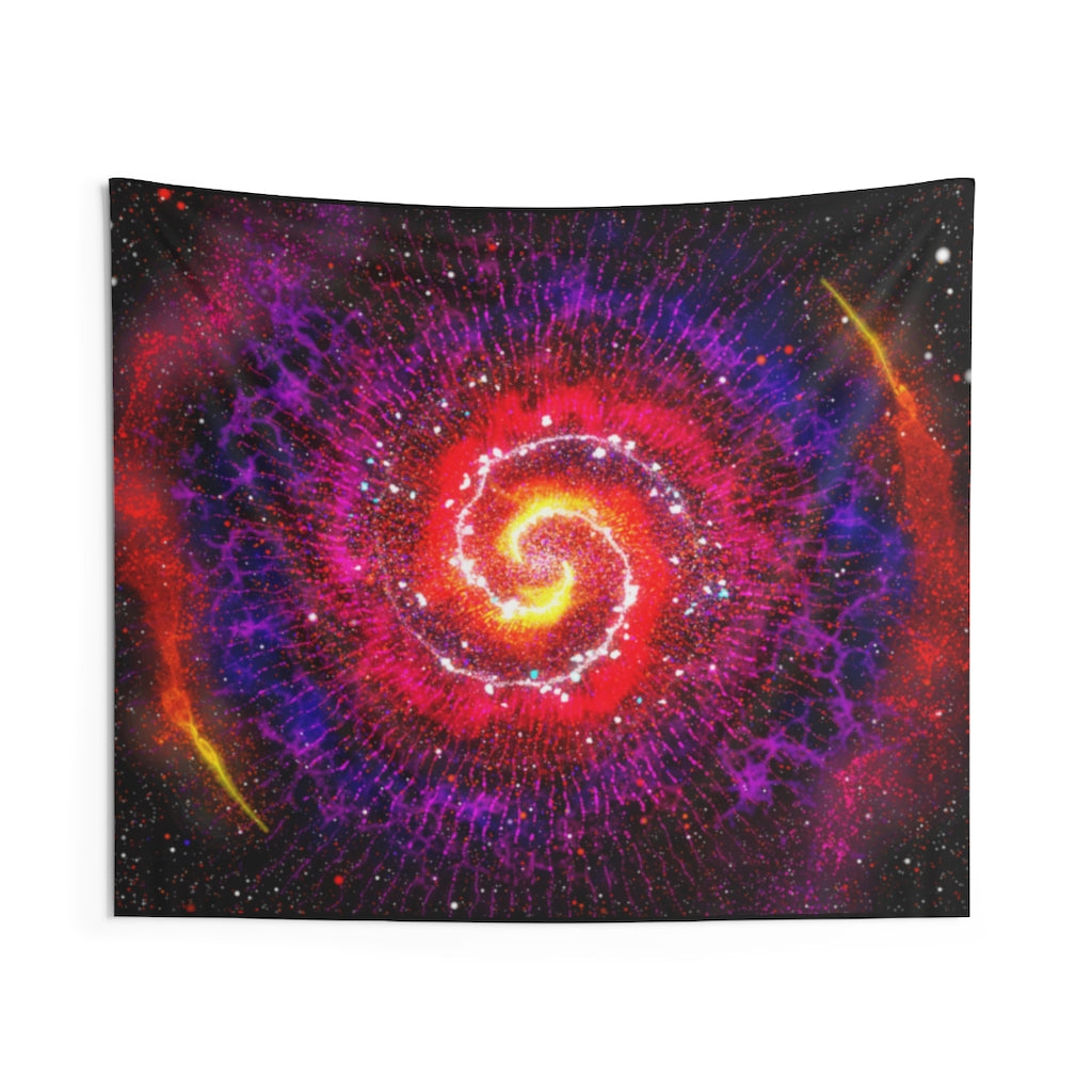 Inferno Vortex Galaxy Tapestry - Who R We Collective
