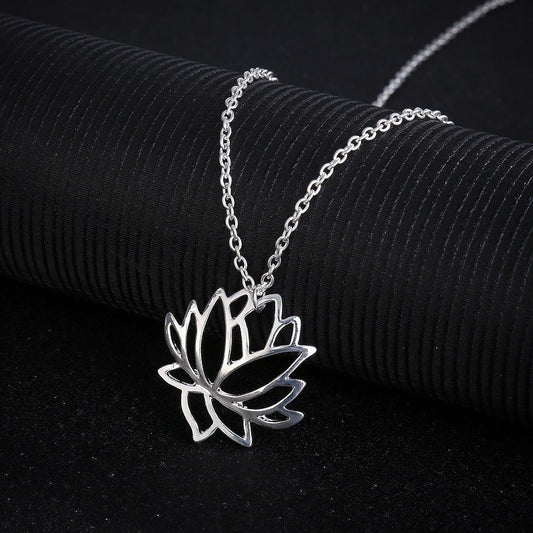 Lotus Frame Necklace
