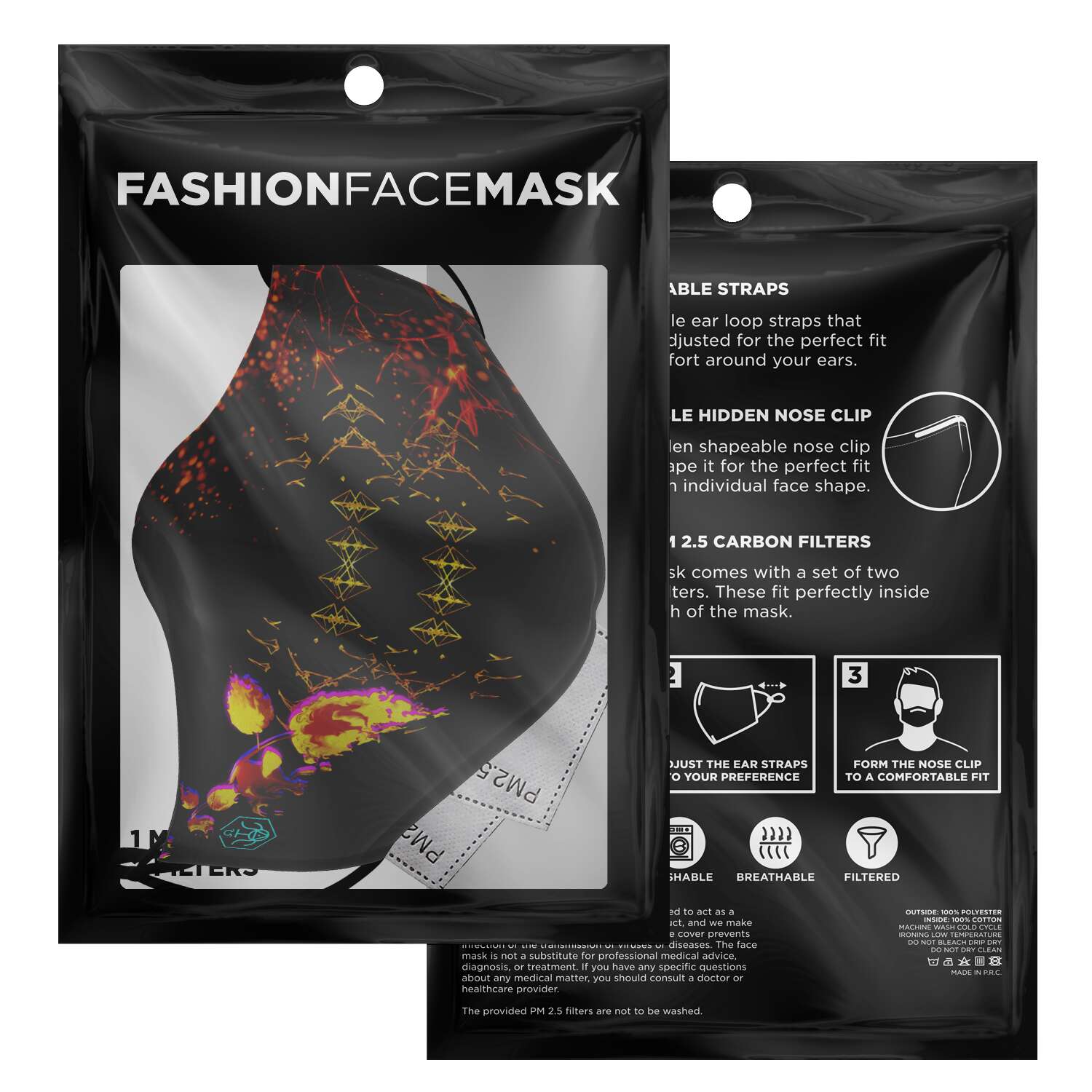 Taiga-Zoku  (Prototype Line) "Amber Forest Tiger" Facemask - Who R We Collective