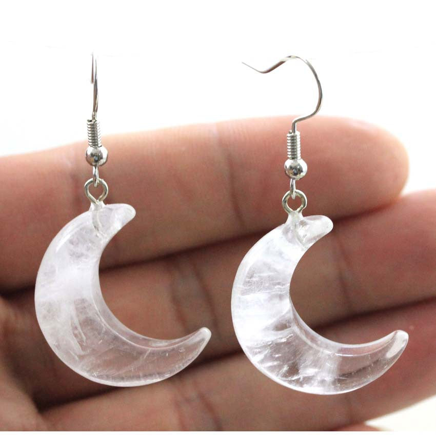 Lunar Crescent Earrings