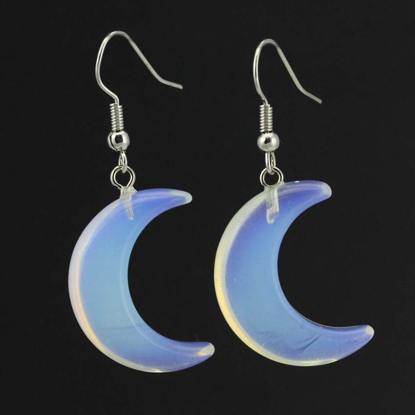 Lunar Crescent Earrings