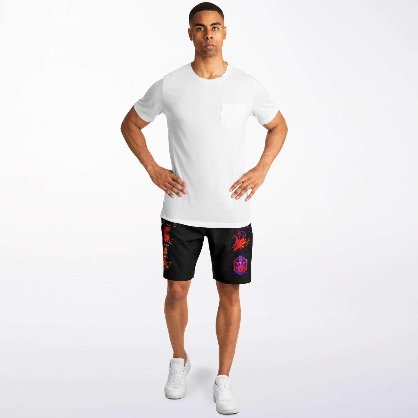 Taiga-Zoku  (Prototype Line) "Crimson Amber Mystic" Shorts - Who R We Collective