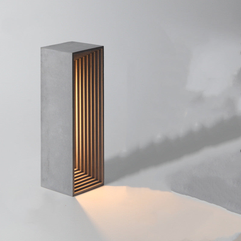 Nordic Concrete Block Lamp