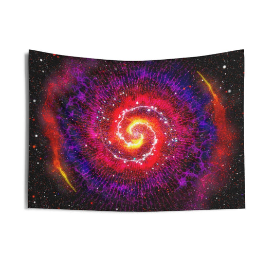 Inferno Vortex Galaxy Tapestry - Who R We Collective