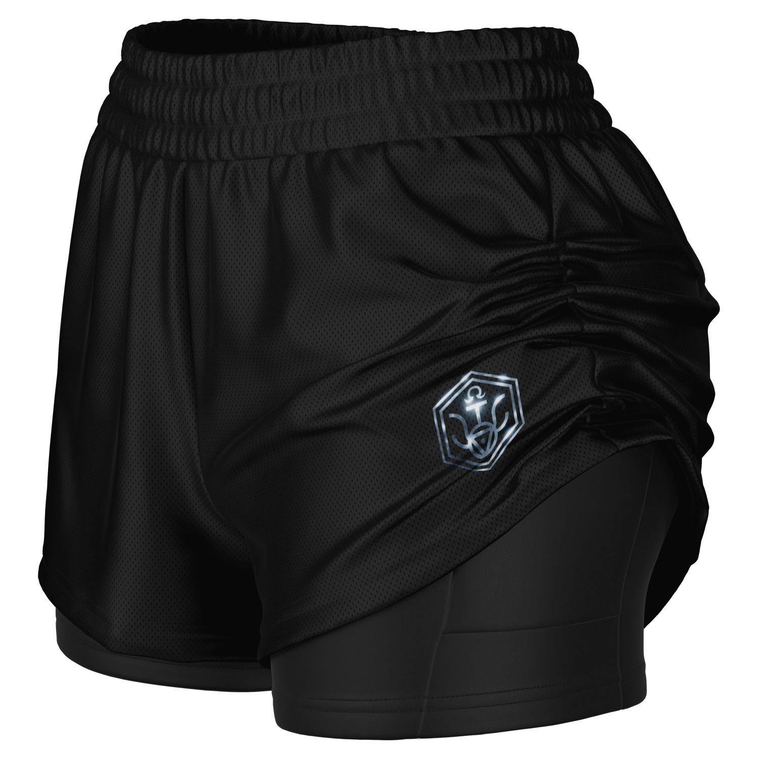 WRWC Signature Black ~ 2022 Dual-Layer Shorts - Who R We Collective